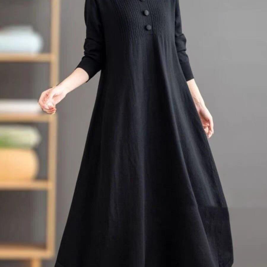 Autumn and Winter New Knitted Wool Dress for Women