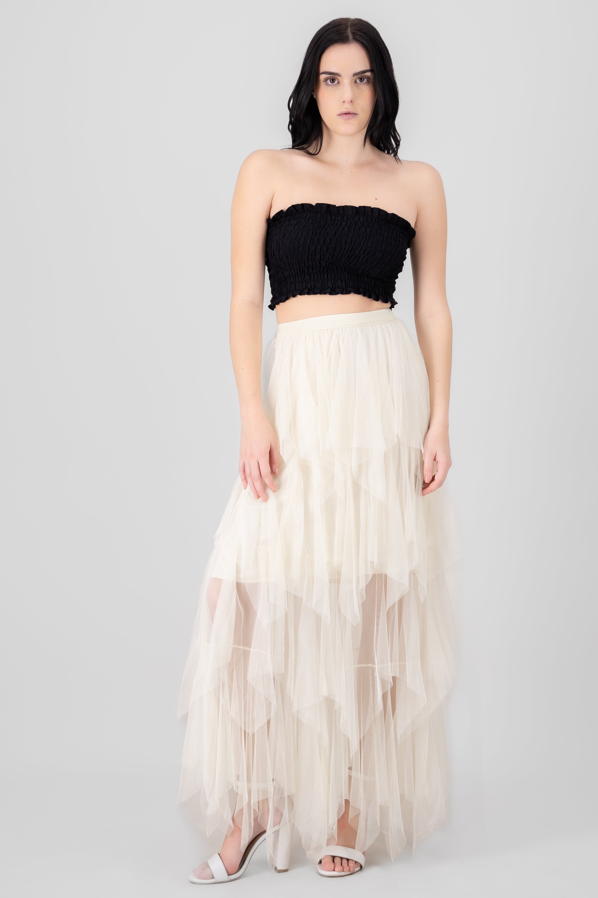 Tulle Maxi Skirt