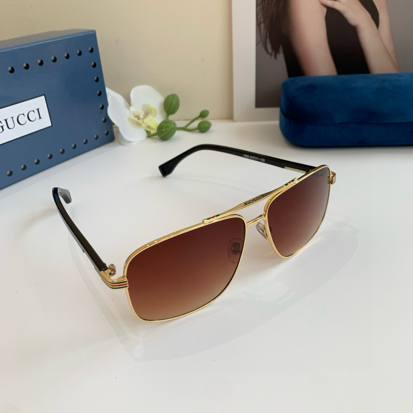 Gucci Round Frame Sunglasses