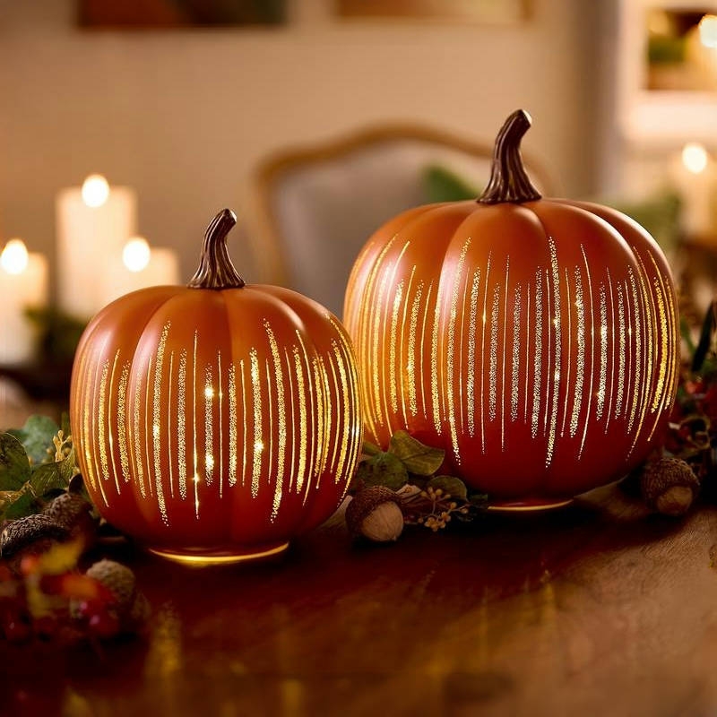 🏆Flash Sale⚡Illuminated Starry Night Glass Pumpkins