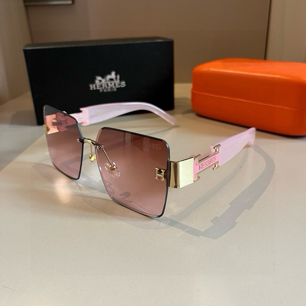 Hermes rimless sunglasses