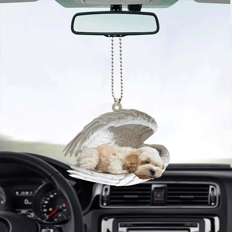 Dog Sleeping Angel Ornament | Dog Lovers Gift