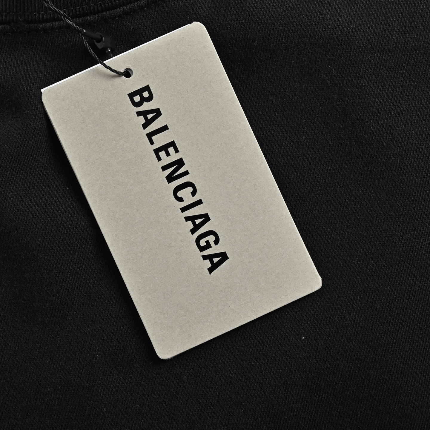 Balenciaga 25ss red double B wheat ear embroidery washed short sleeves