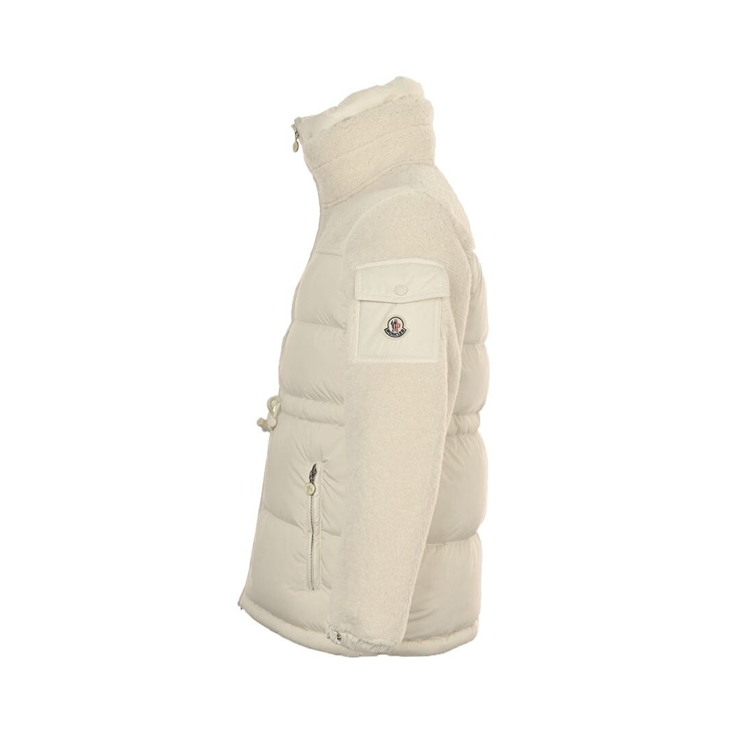 Moncler 24Fw Escaut Women's Fur and Sherpa Down Jacket