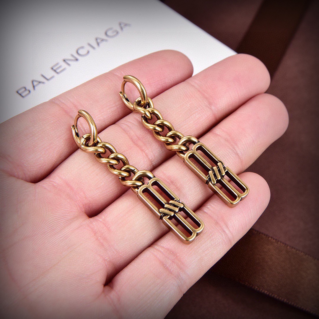 Balenciaga Chain Earrings