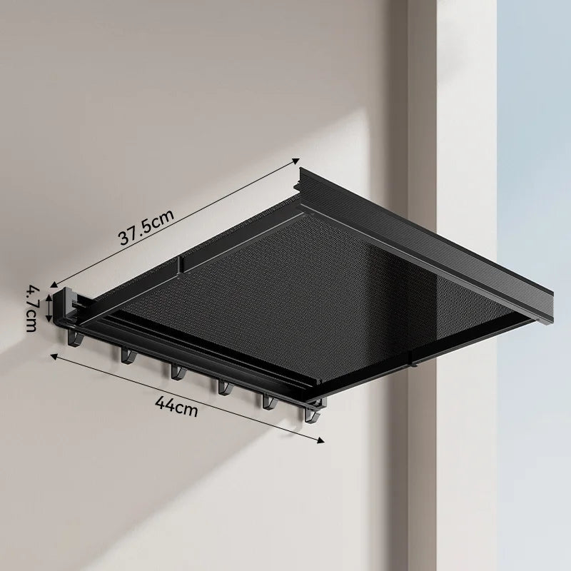 Balcony Clothes Rack Wall-Mounted Retractable Storage Shelf✈️Free Shipping🔥
