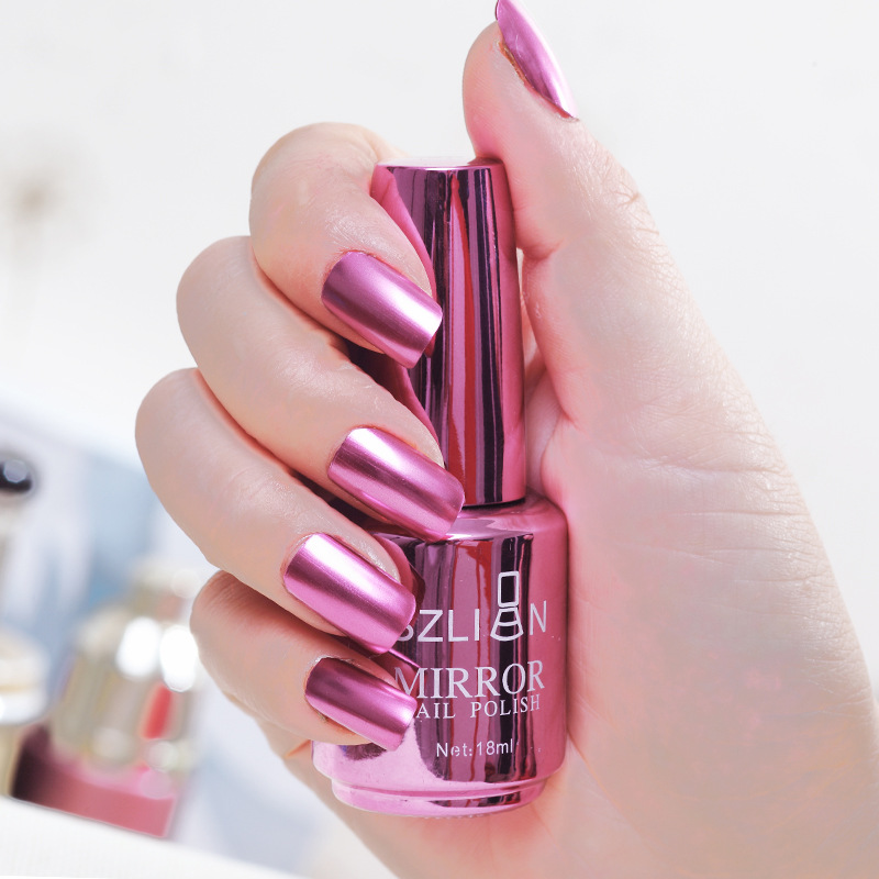 2025 Glamorous Chrome Metallic Mirror Nail Polish