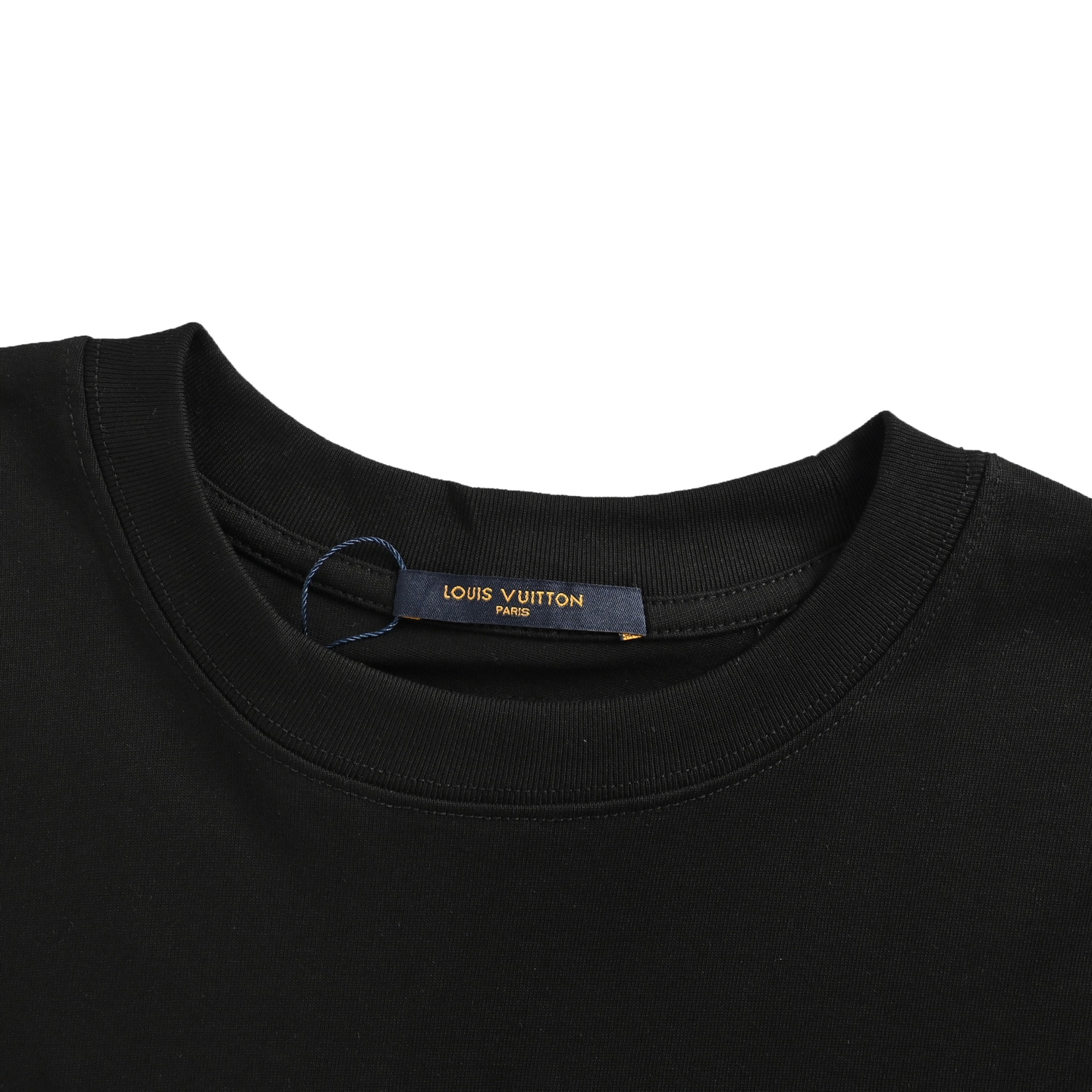 Louis Vuitton 25ss embroidered lettering logo short sleeve