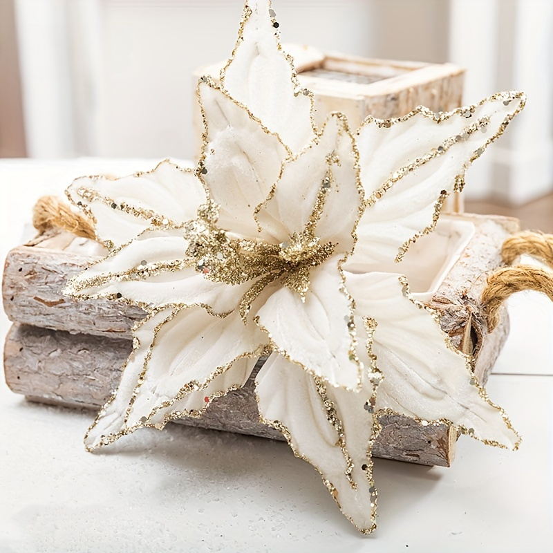 🎄Early Christmas Sale 49% OFF🎄Sequined Velvet Artificial Christmas Flower-Buy More Save More