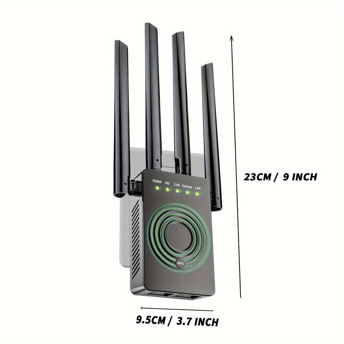 2023 Fastest WiFi Extender, Dual Band 2.4/5.8GHZ WiFi Internet Booster For Home Wireless, 1200Mbps Signal Amplifier With Ethernet Port/Super Antenna, Wi-Fi Repeater Cover To 12000Sq.Ft./100+ Devices