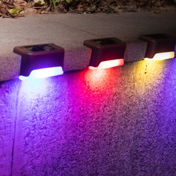 (2023 Big Sale-50% OFF)New cross-border solar outdoor step light stair light