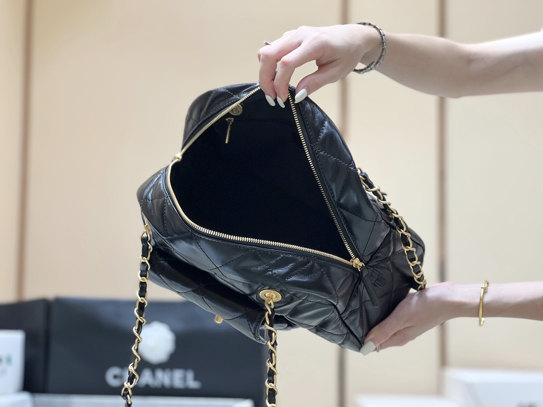 Chanel 24A Small Bowling Bag AS4905