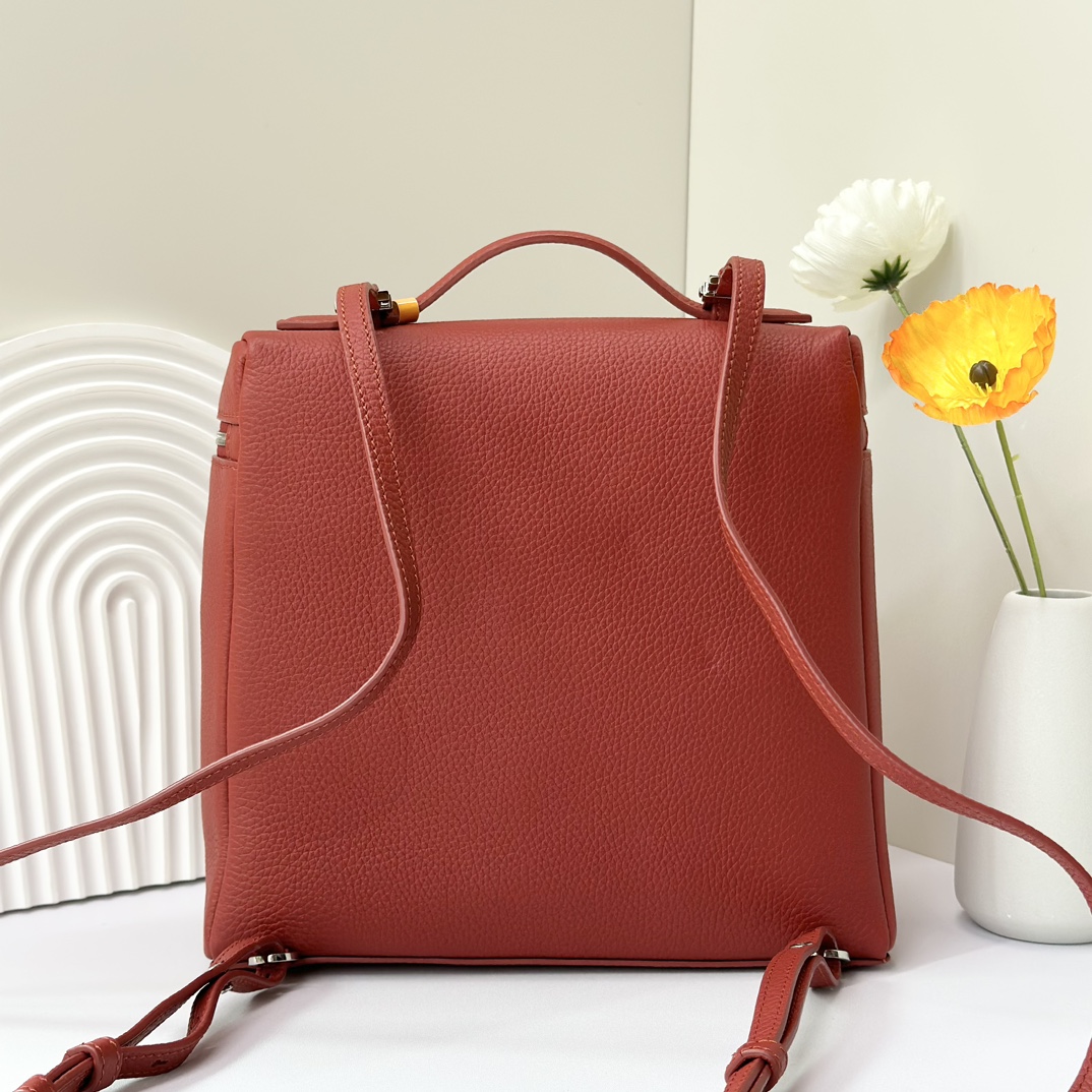 Loro Piana Extra poet L23.5 Square Backpack FAI6491