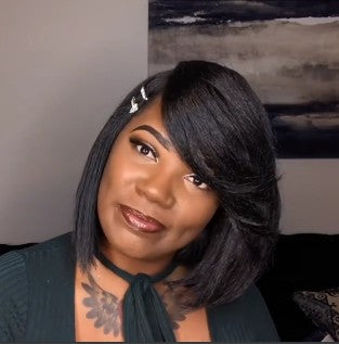 NEW Natural  short bob wig