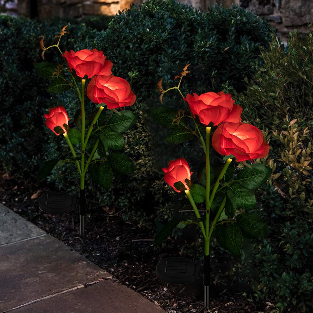 🔥Mother's Day Early Sale-[SAVE 50% OFF]--ARTIFICIAL ROSE SOLAR GARDEN STAKE LIGHTS--BUY 3 GET 10% OFF & FREE SHIPPING