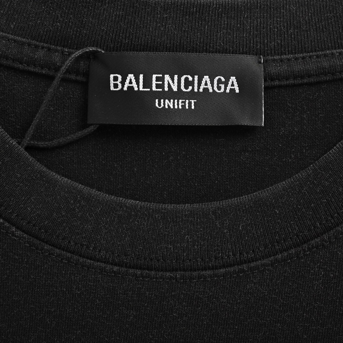 Balenciaga 25ss letter print washed short sleeves