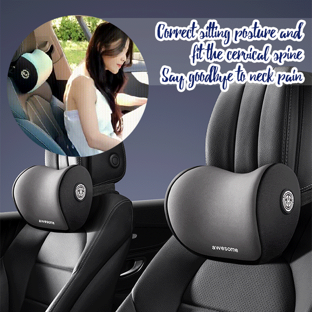 (🔥Last Day Promotion-SAVE 50% OFF)🚗Car Neck Protector Memory Foam Headrest and Lumbar Support-BUY 2 GET 10% OFF & FREE SHIPPING