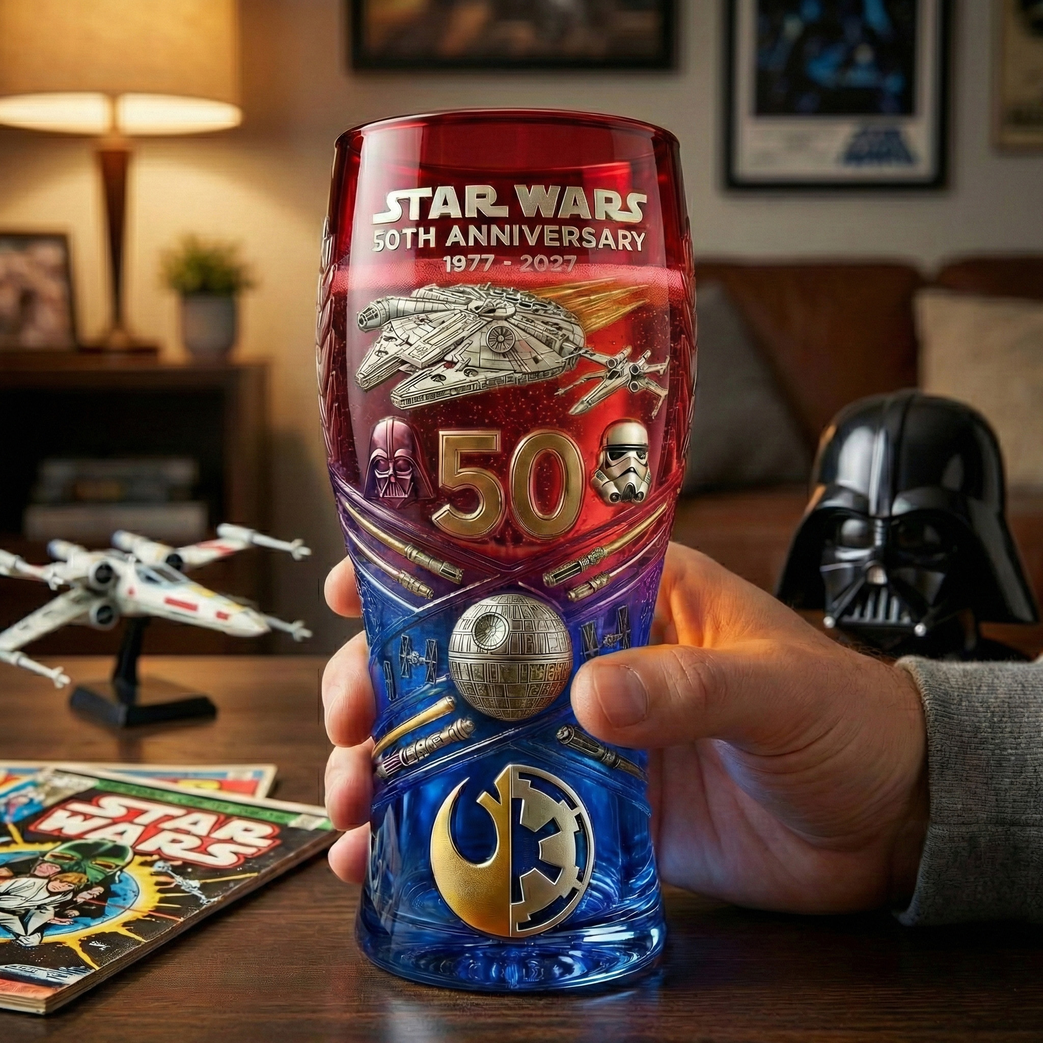Star Wars 50th Anniversary Commemorative Pint Glass