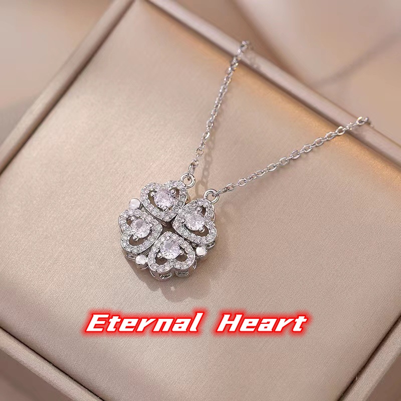 Magic Lucky Four-Leaf Clover Necklace