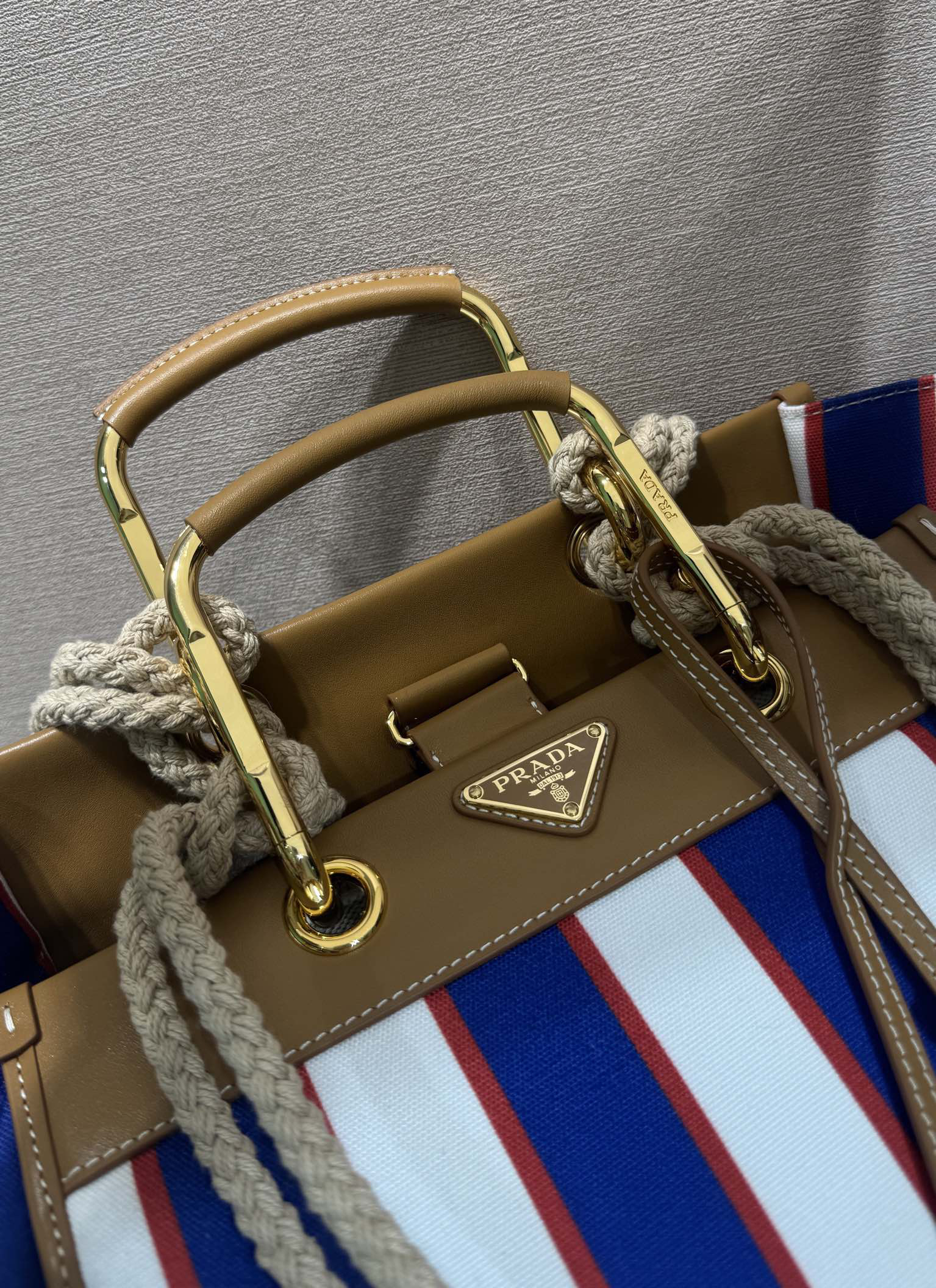 Prada Canvas Tote Bag 1BG561
