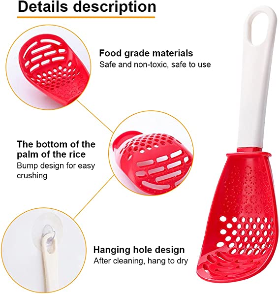 (🔥Last Day Promotion-SAVE 50% OFF)-6 in1 Multifunctional Kitchen Cooking Spoon-BUY 2 GET 1 FREE