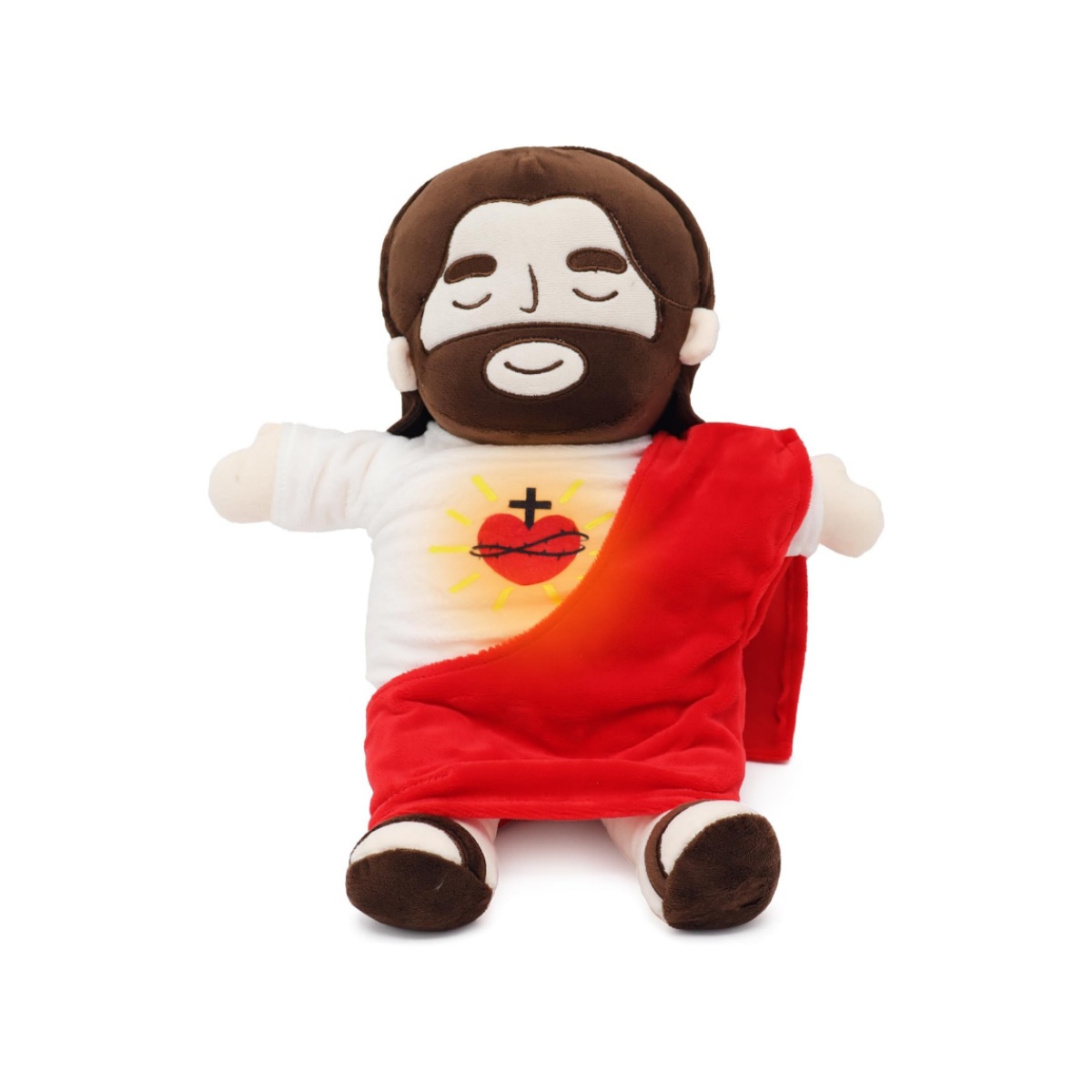 💖Last Day 49% OFF💖Jesus Plush Breathing Soothing Stuffed Animal