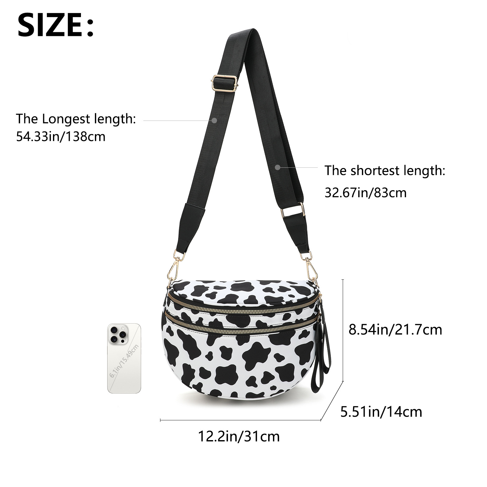 🔥On Sale🔥Checkered Crossbody Bum Bag