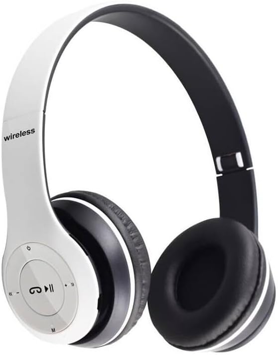 Wireless headphones with built-in microphone and radio. Foldable wireless headphones. Bluetooth 5.0 compatible. Capacity: 6 hours of use and 15 hours of standby time. Wireless headset