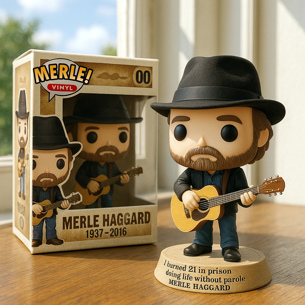 Merle Haggard 1937–2016 Memorial Figure!