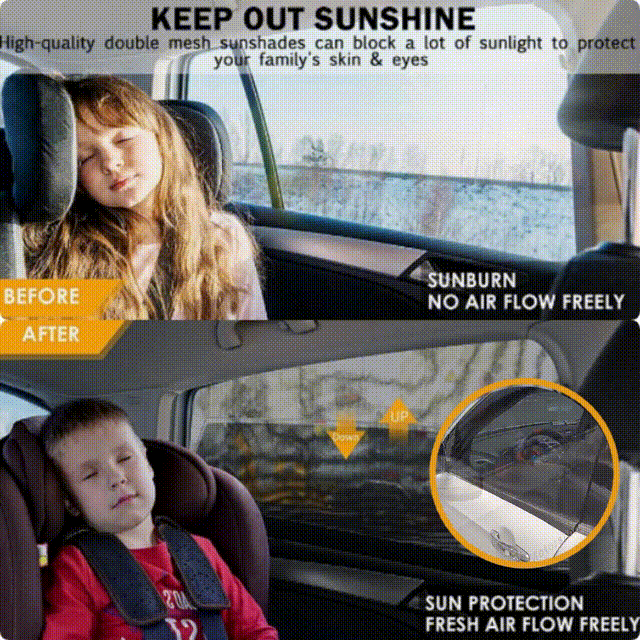 🔥Kaufen Sie 2 kostenlose Versandkosten🔥Auto-Moskitonetz für Sonnenschutz-Sonnenschutz (4 Stück)