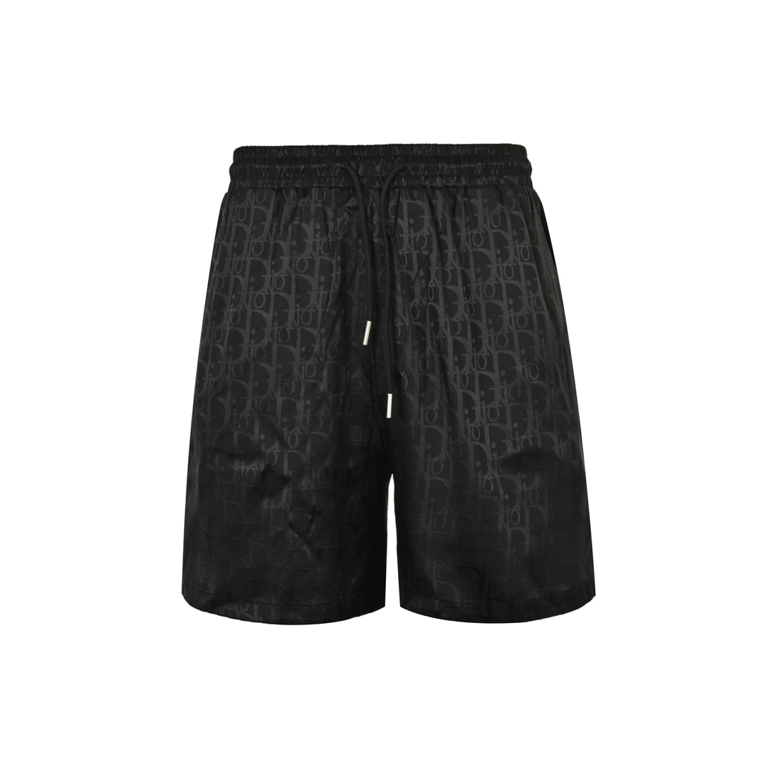 Dior 24ss old flower pattern jacquard beach shorts