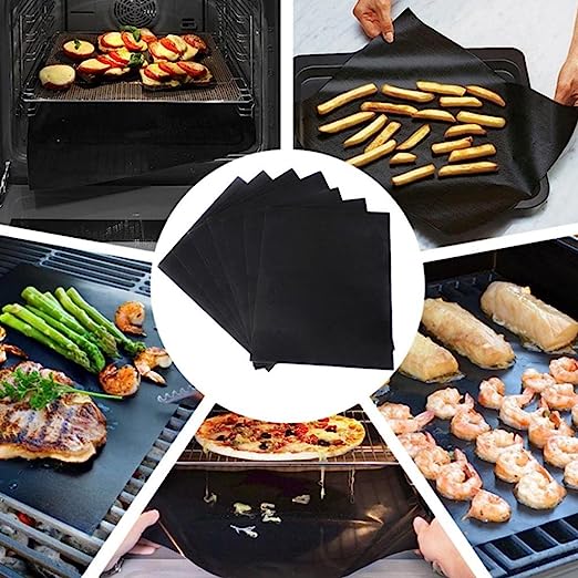 (🔥Last Day Promotion-SAVE 50% OFF)Reusable Non-Stick BBQ Grill Mats(Set of 2)-BUY 2 GET 1 FREE