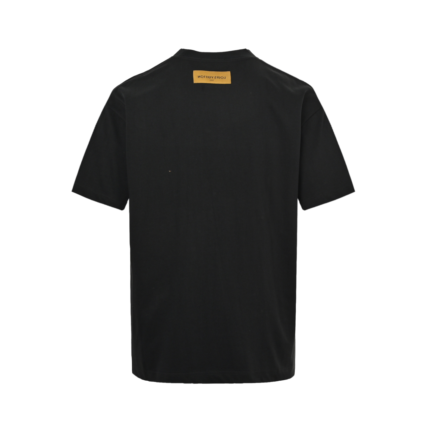 Louis Vuitton 25ss collar stitching logo laminated short sleeves
