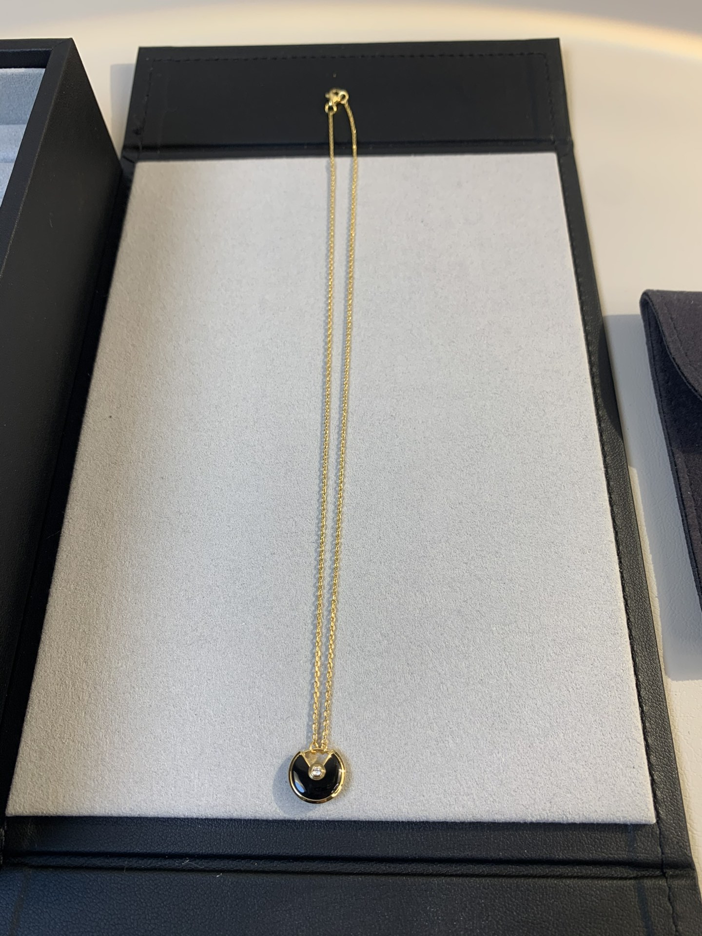 Cartier Black Onyx Necklace