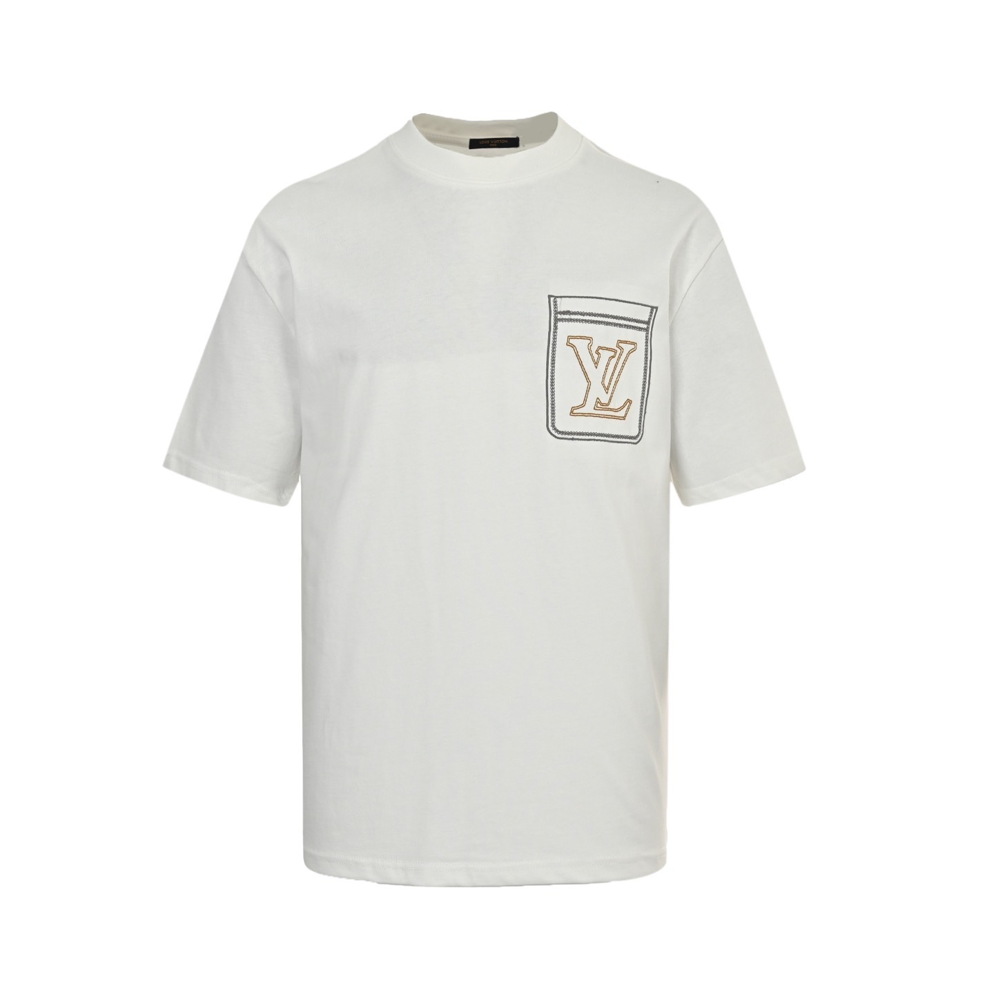 Louis Vuitton 25ss short-sleeved shirt with faux pocket embroidery