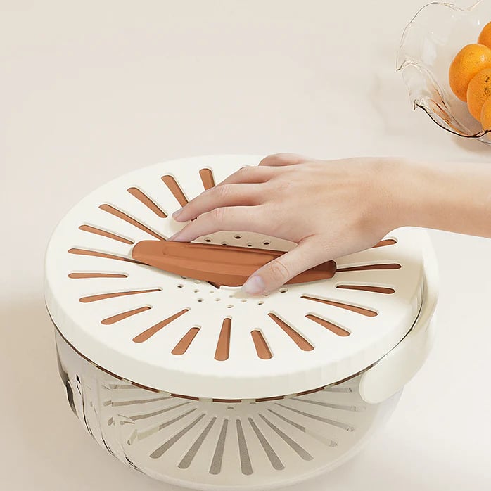 ✨Last Day Promotion 49% OFF✨2-in-1 Draining and Preservation Basket: Simplify Washing & Storing
