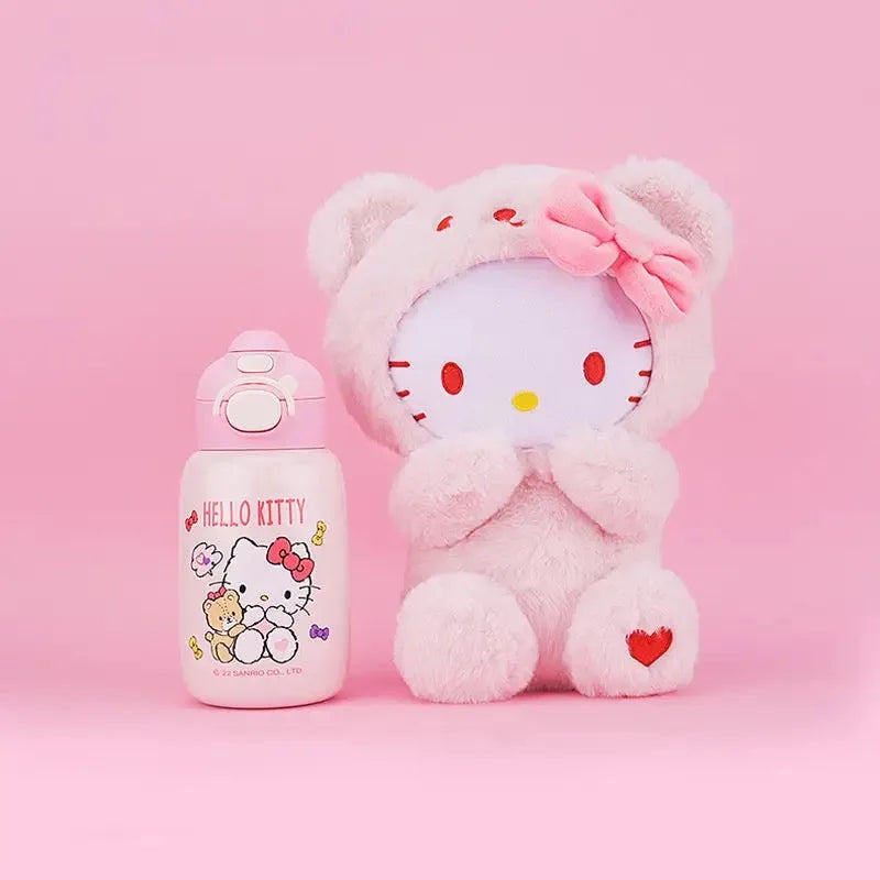 Hello Kitty Melody Kuromi Plush Water Bottle Carrier