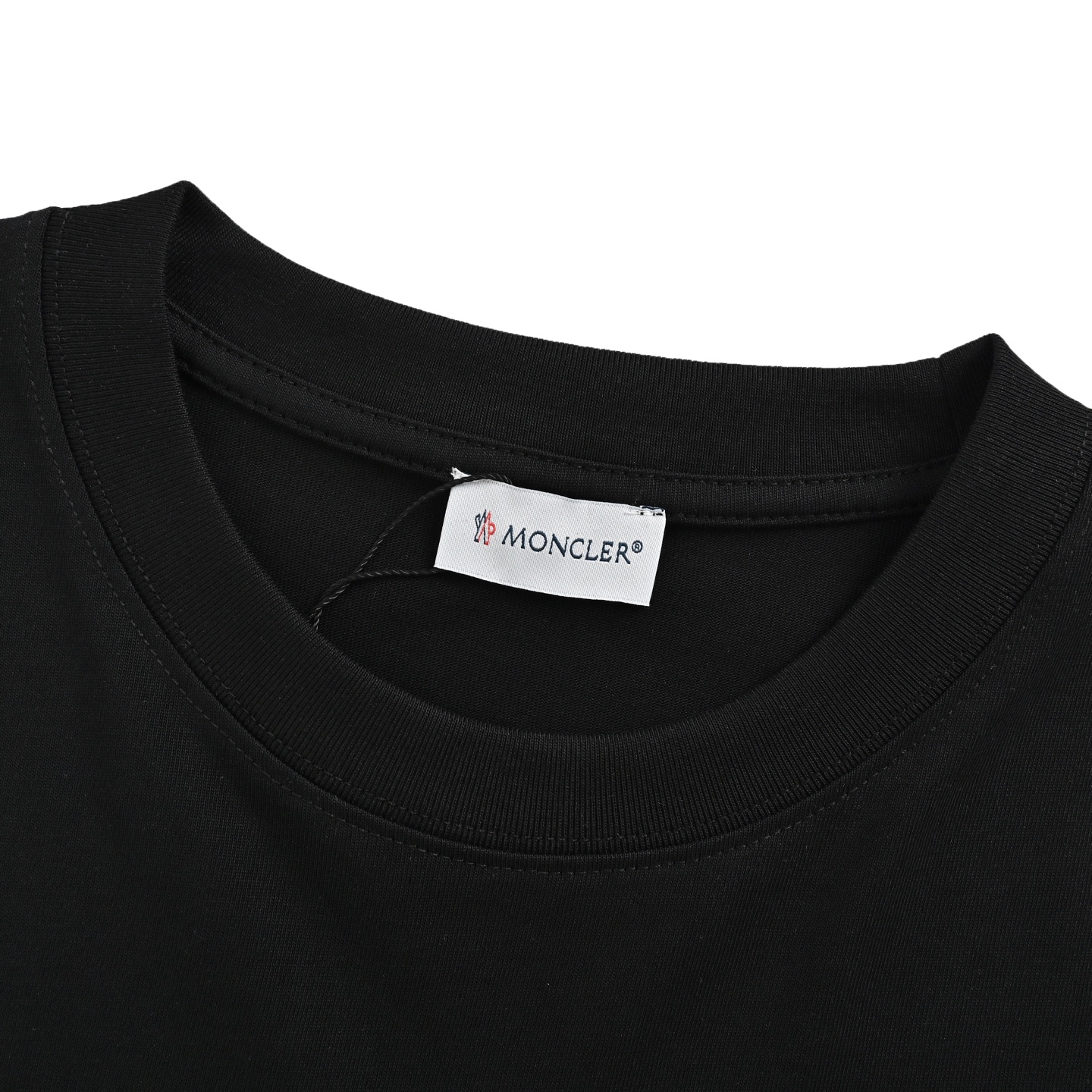 Moncler 25ss overlapping logo print short sleeves