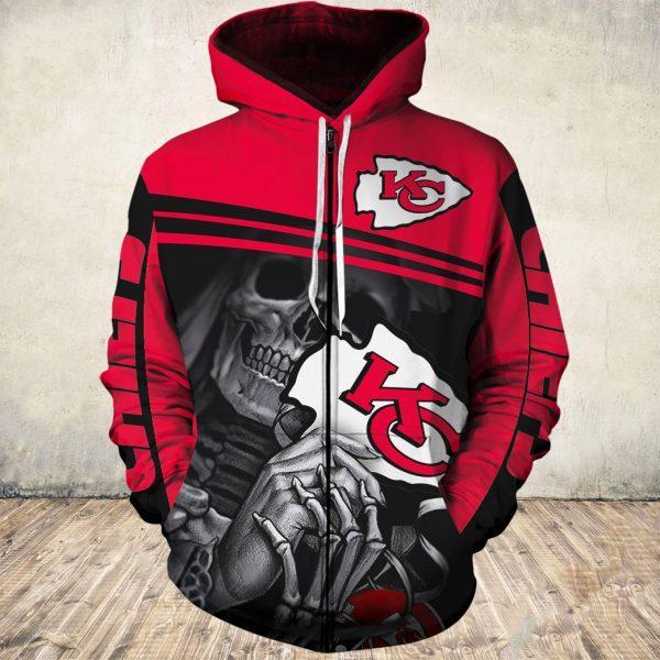 KANSAS CITY CHIEFS SKULLS 3D MVP