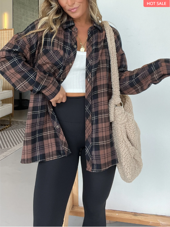 ULTRA SOFT FLANNEL PLAID SHIRT WITH POCKET (BUY 2 FREE SHIPPING)