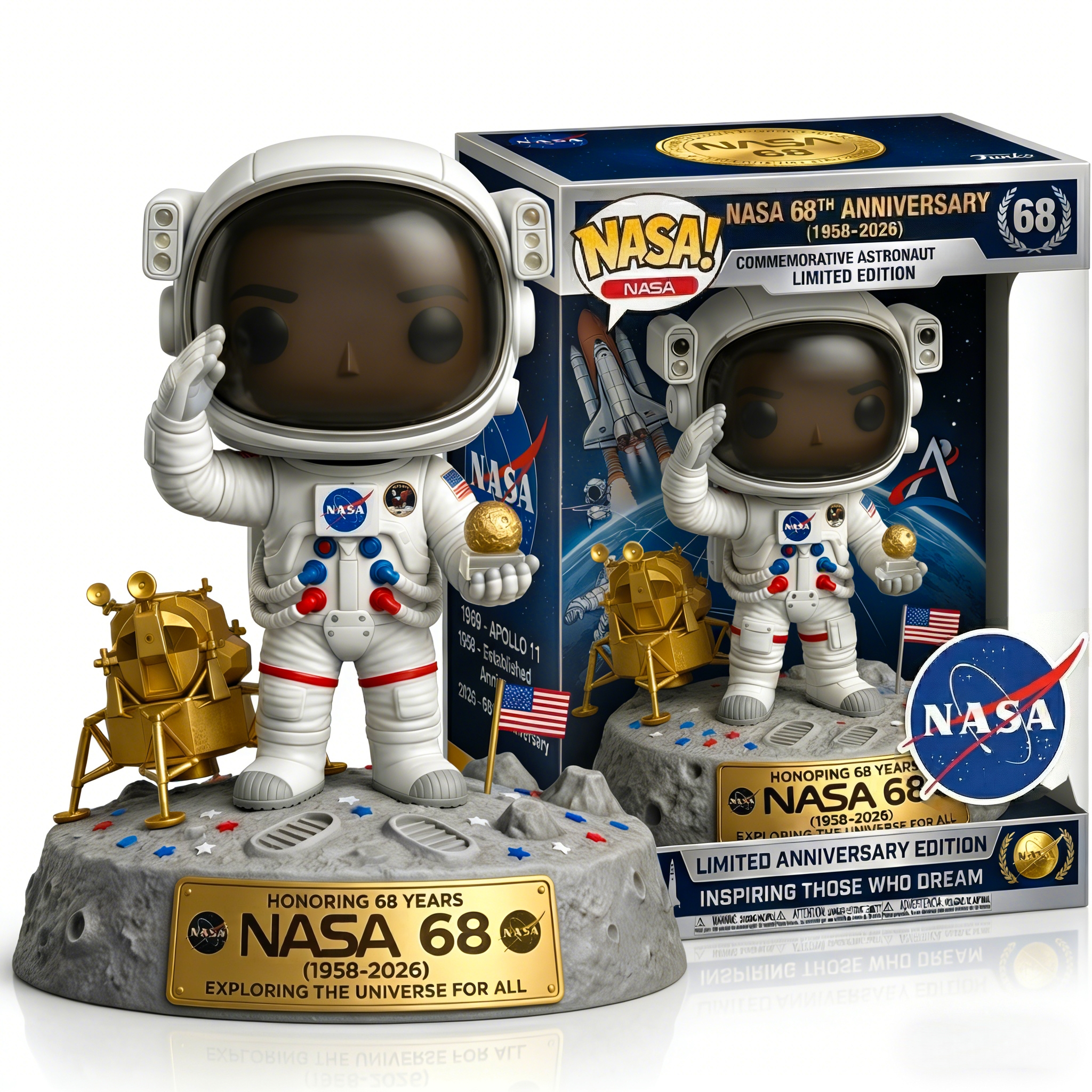 NASA 68th Anniversary Astronaut POP – Limited Collector Edition (1958–2026)