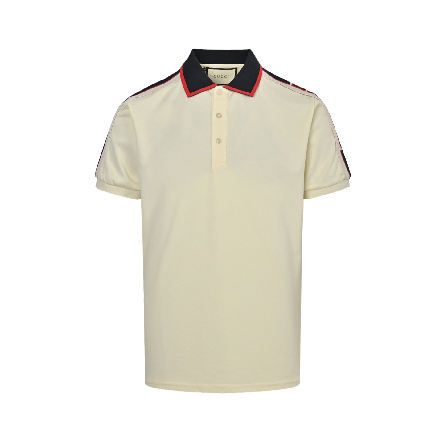Gucci Classic Shoulder Jacquard Webbing Polo Short Sleeve