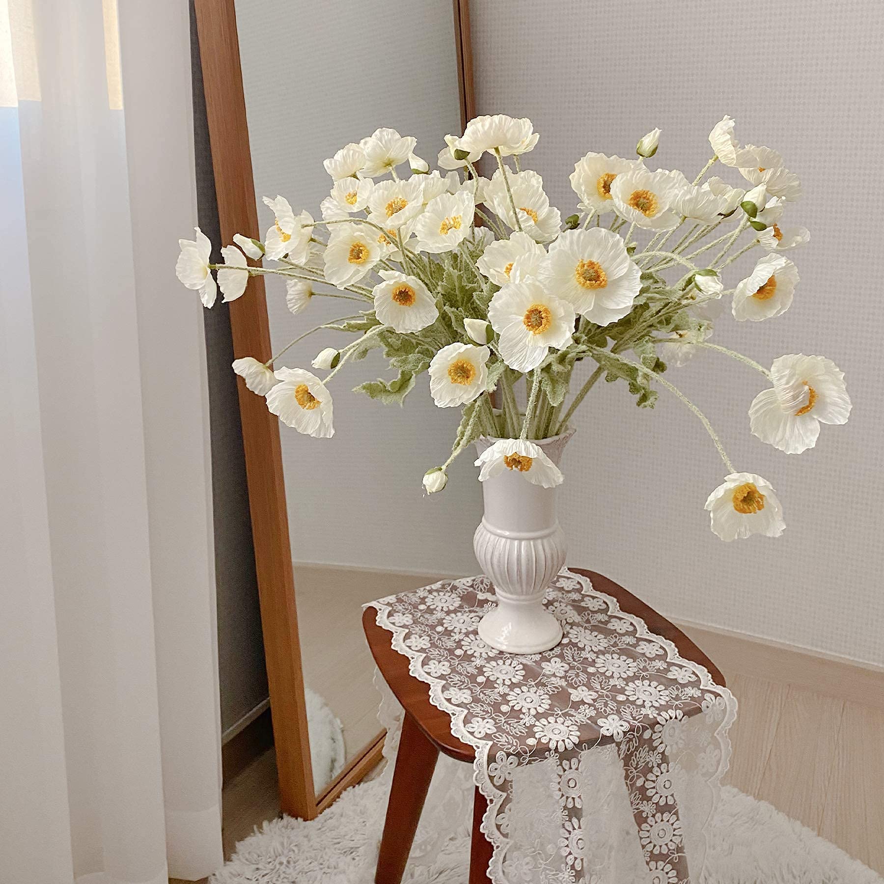 🔥Last Day 50% OFF🔥Artificial Poppy Silk Flowers for Home Decor, Wedding Bouquet(Set of 5 stems)📦BUY 2SETS GET 10% OFF & FREE SHIPPING NOW