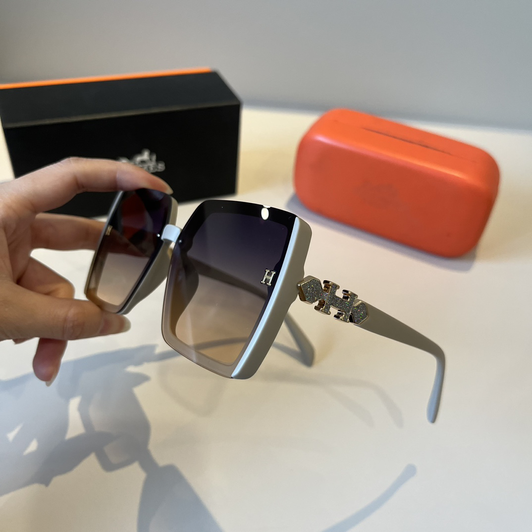 Hermes Square Frame Sunglasses