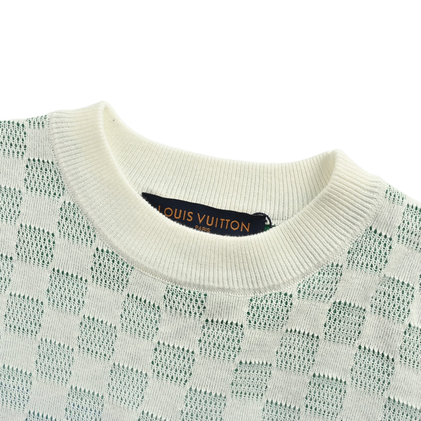 Louis Vuitton 25ss Checkerboard Gradient Knit Short Sleeve