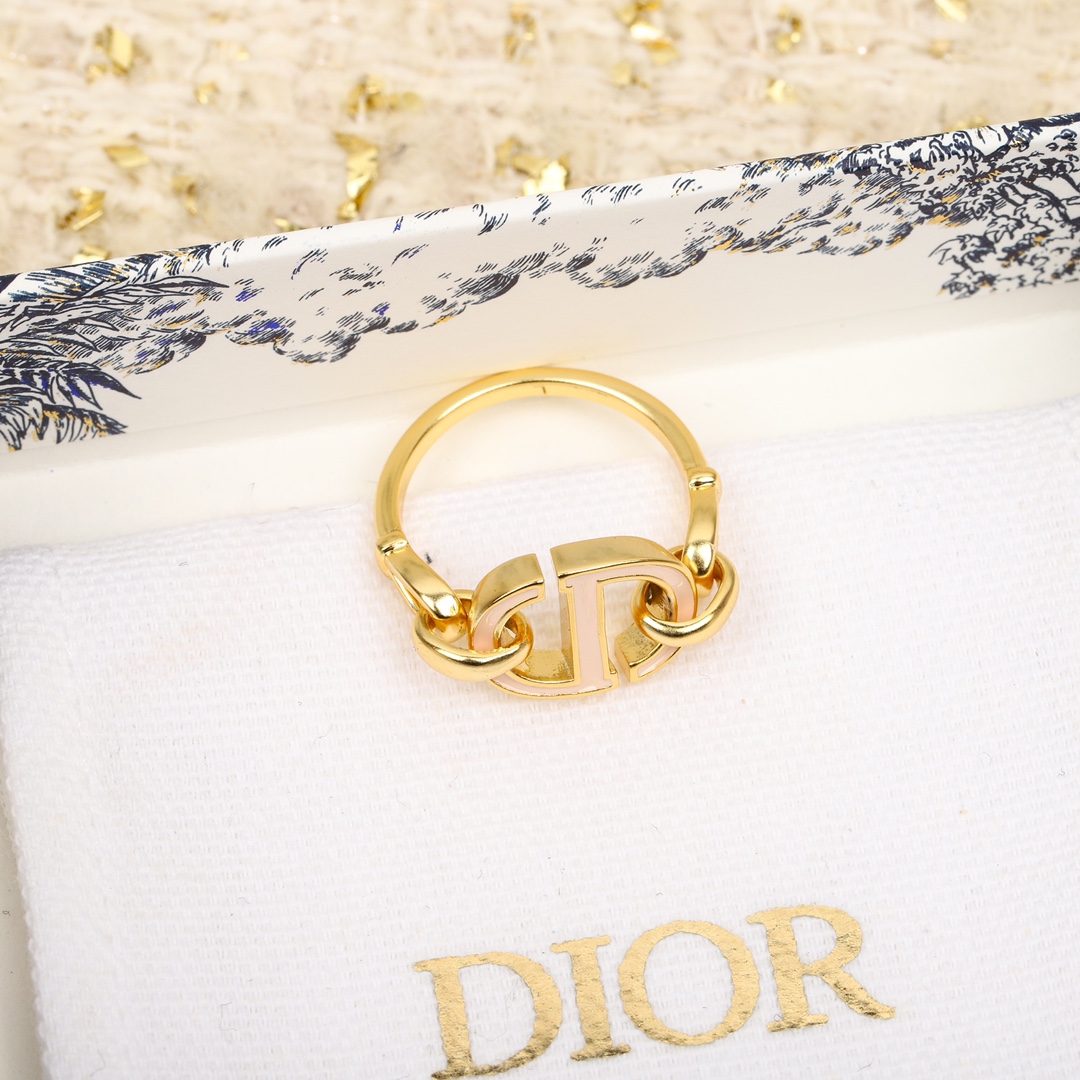 Dior CD letter ring