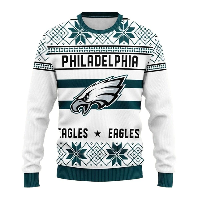 PHILADELPHIA EAGLES 3D CHRISTMAS HOODIE ABC02