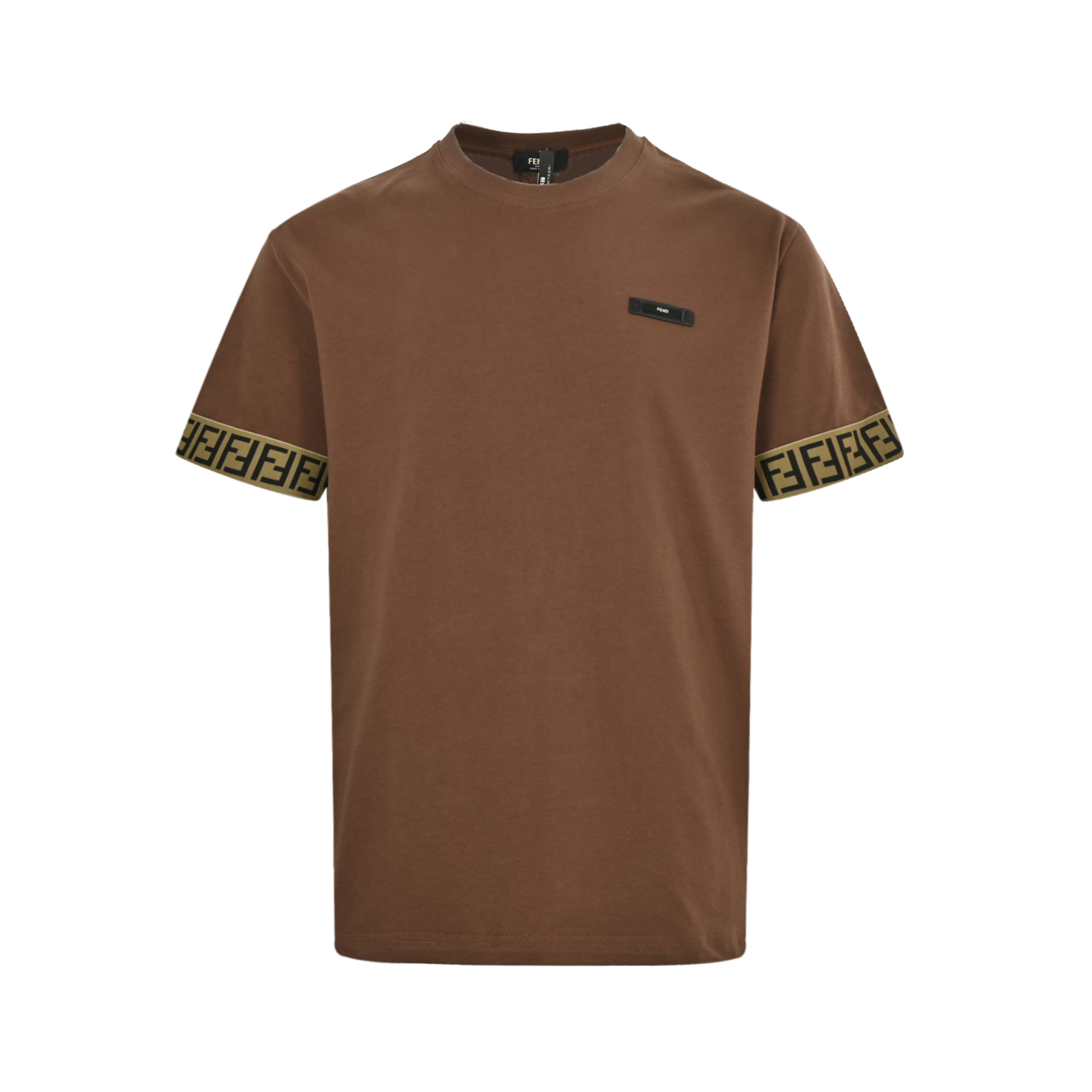 Fendi 25ss rubber logo webbing short sleeves