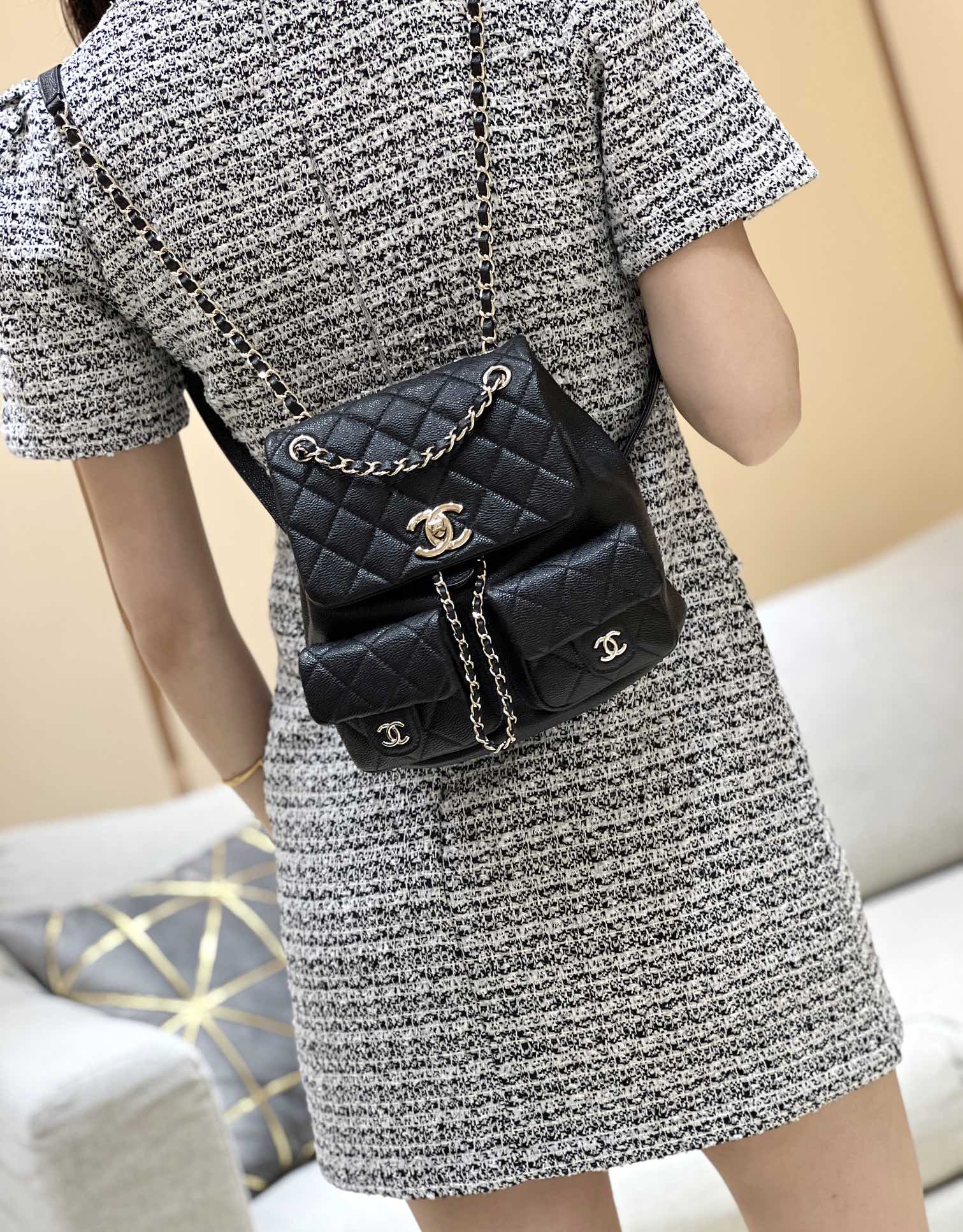 Chanel 24A duma backpack AS3860 00158