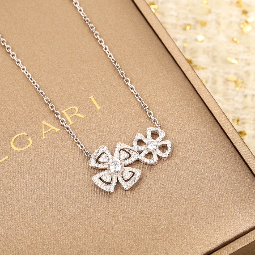 Bulgari Petal Diamond Necklace